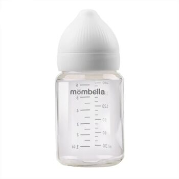 Mombella Szklana Butelka dla Niemowlaka 3M Antykolkowa Classic 01837 5060666871470