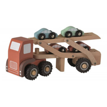 Egmont Toys Drewniana ciężarówka transportowa Gry i zabawki > Zabawki > Pojazdy do zabawy > Samochody