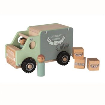 Egmont Toys Drewniana ciężarówka dostawcza Gry i zabawki > Zabawki > Pojazdy do zabawy > Samochody