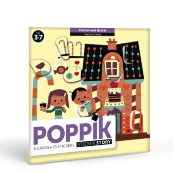 POPPIK Naklejki Bajkowe Opowieści - JAŚ I MAŁGOSIA 3760262411712 POC007-NEW