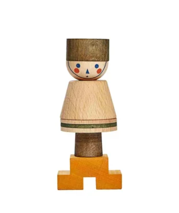 Wooden Story Układanka LALA Stick Fig No.03 – Kolorowa