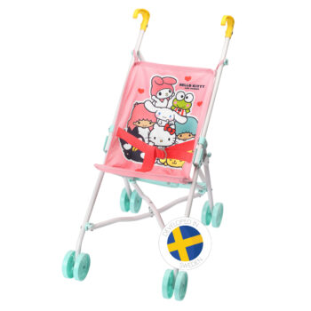 Zabawki/Hello Kitty Wózek dla lalek Hello Kitty i przyjaciele spacerówka zabawka dla dzieci lalki