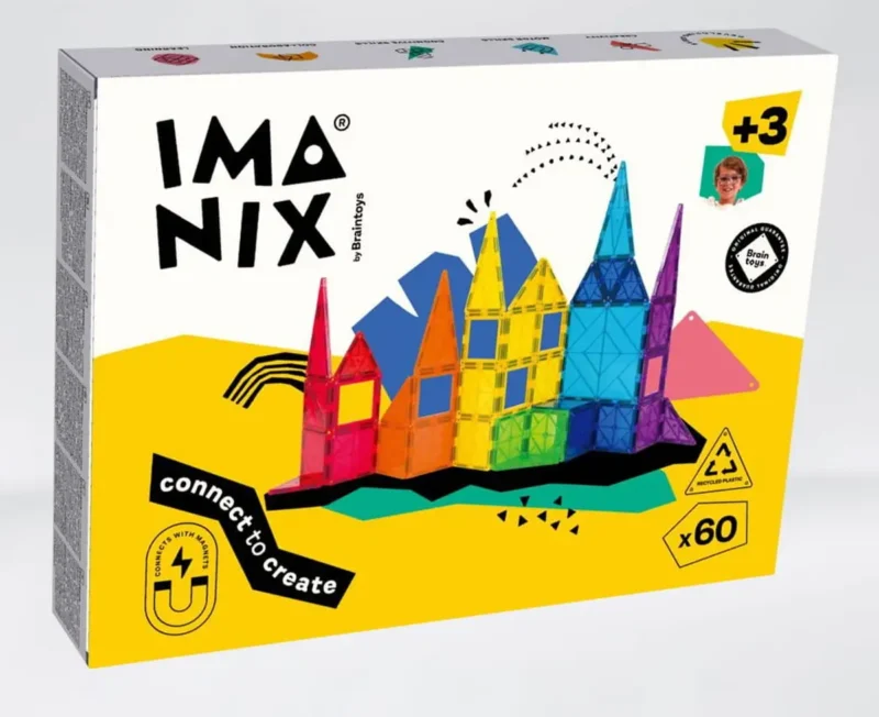 Imanix klocki magnetyczne CLASSIC 60 elem. dla dzieci 7804681190035