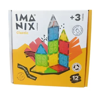 Imanix klocki magnetyczne CLASSIC 12 elem. dla dzieci 7804681190066