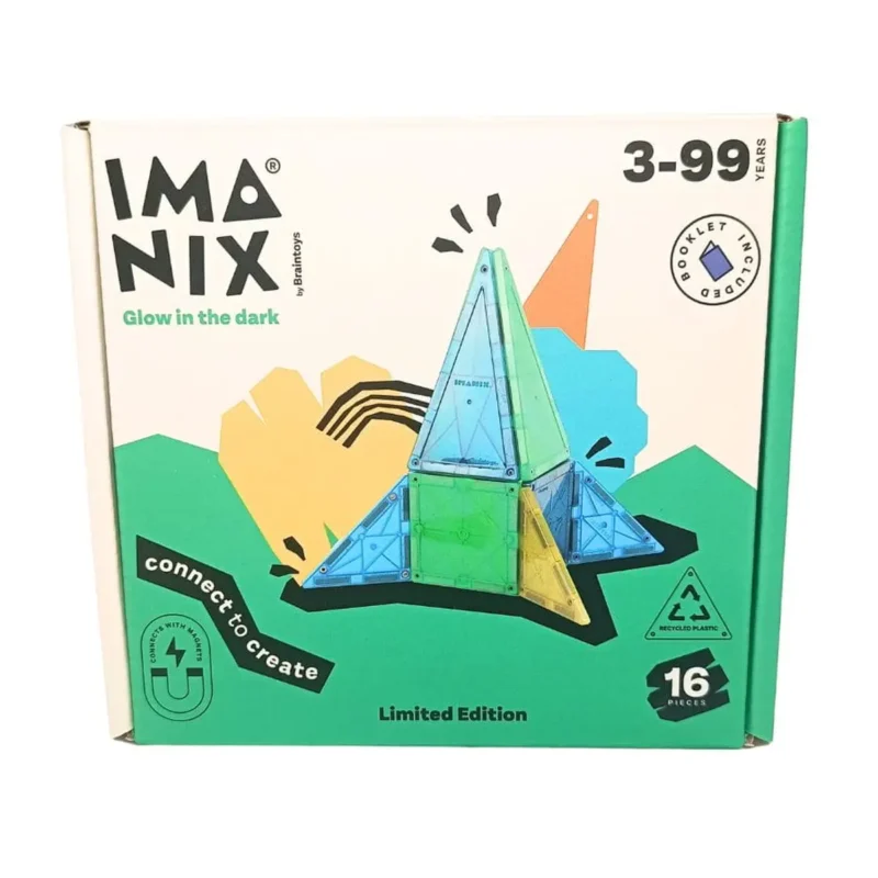 Imanix Imanix klocki magnetyczne GLOW 16 elem. 350116 7804681190264 350116