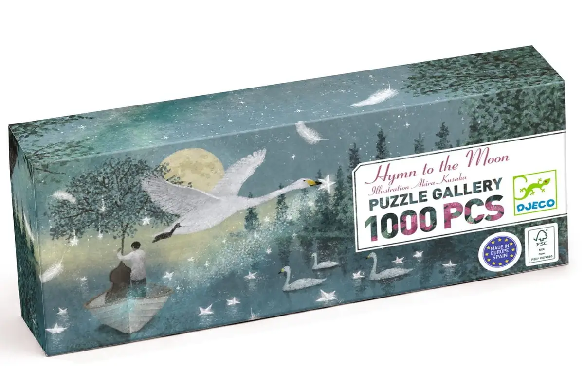 Djeco Puzzle tektur. HYMN DO KSIĘŻYCA 1000 elem. dla dzieci 3070900076884