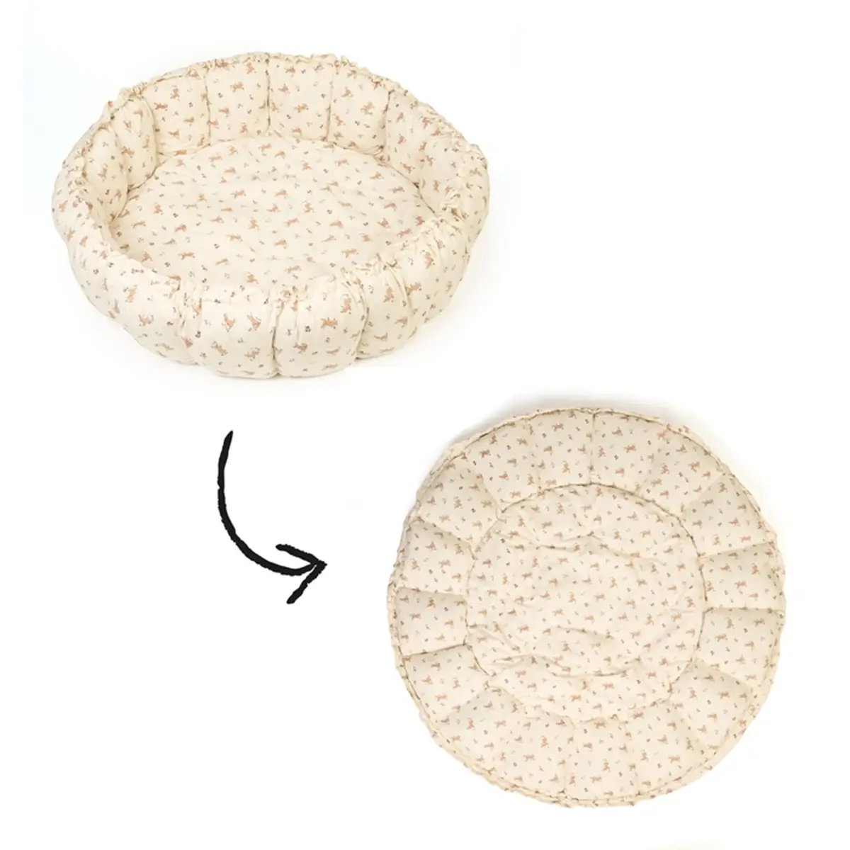 Play&Go Mata do Zabawy Gniazdo Niemowlęce Bloom Organic Rabbit 4895250601321