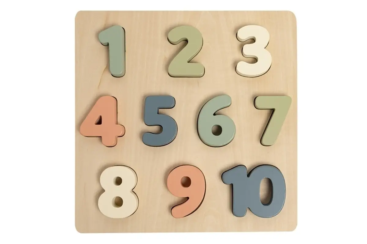Pearhead Drewniane Puzzle z Numerkami 698904871163