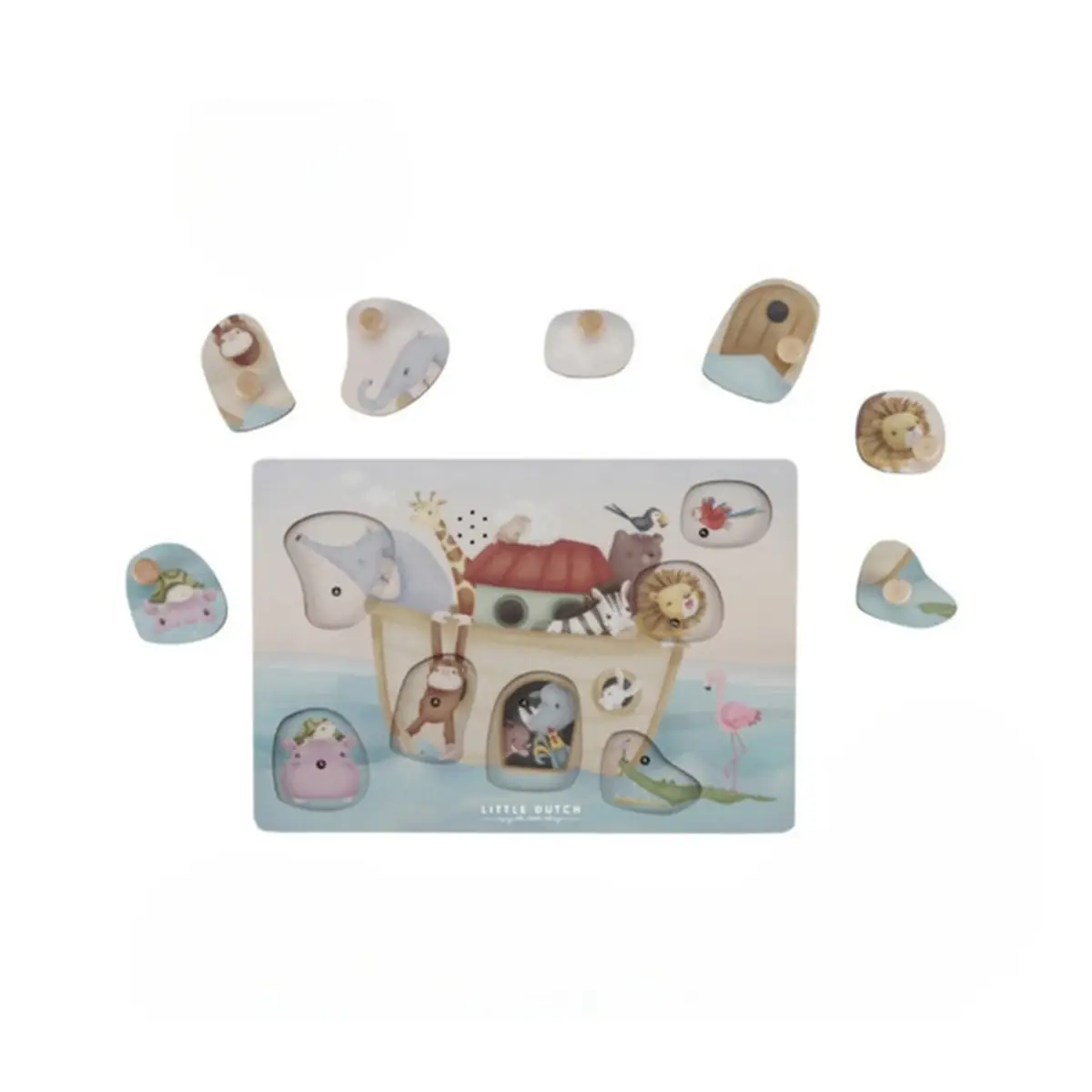 Little Dutch Puzzle dźwiękowe Arka Noego FSC