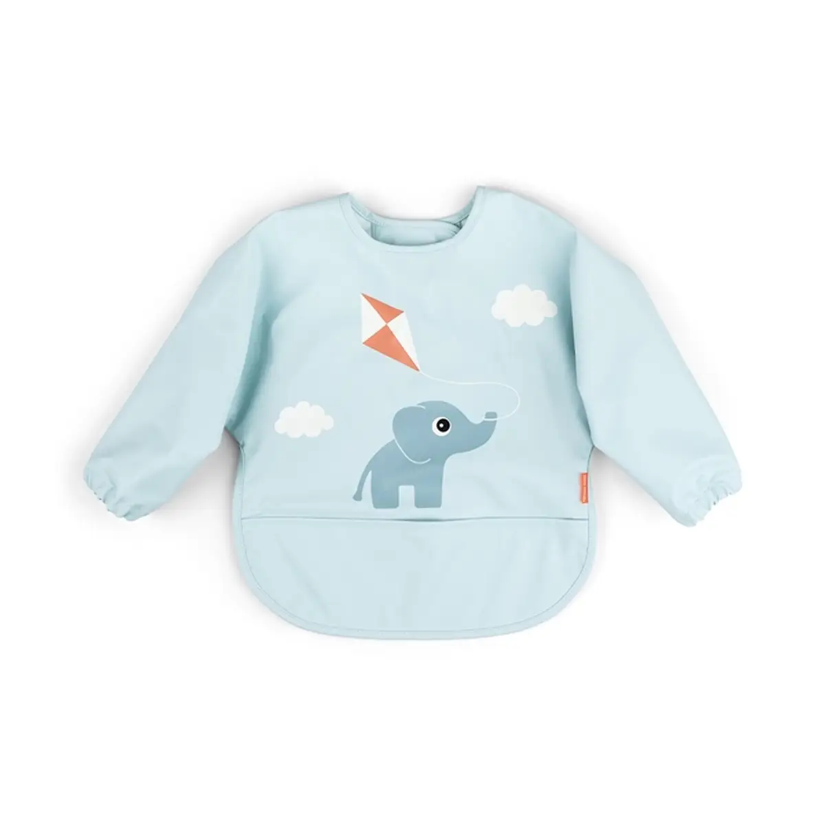 Done by Deer Śliniak z Rękawami 6-18m Playground Blue 5712643053675