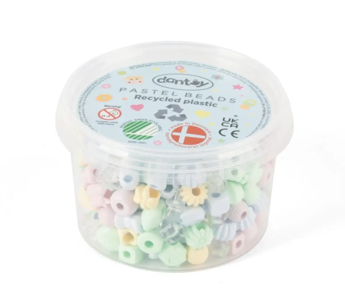 Dantoy Koraliki do nawlekania EKO 280 szt pastel