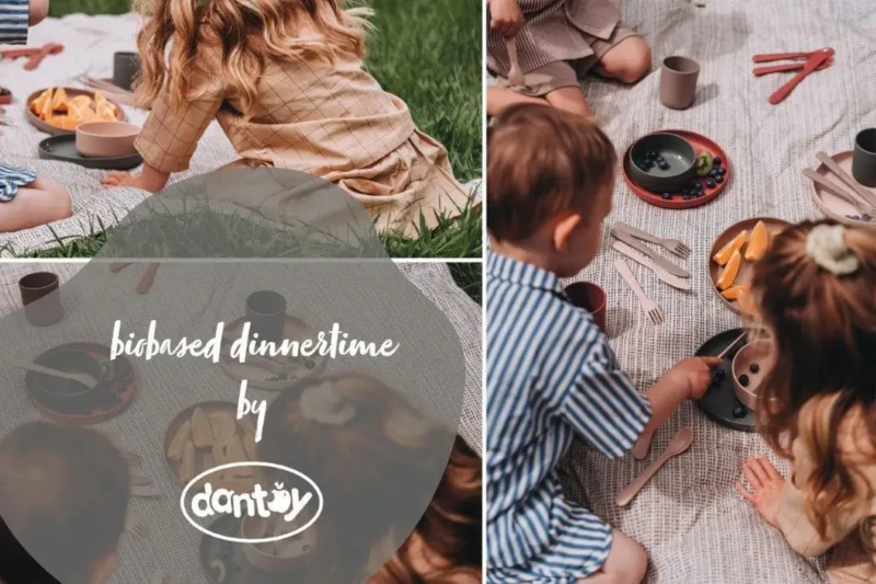 Dantoy TINY BIObased Kubek dla dzieci 2 szt Mocca/Nude