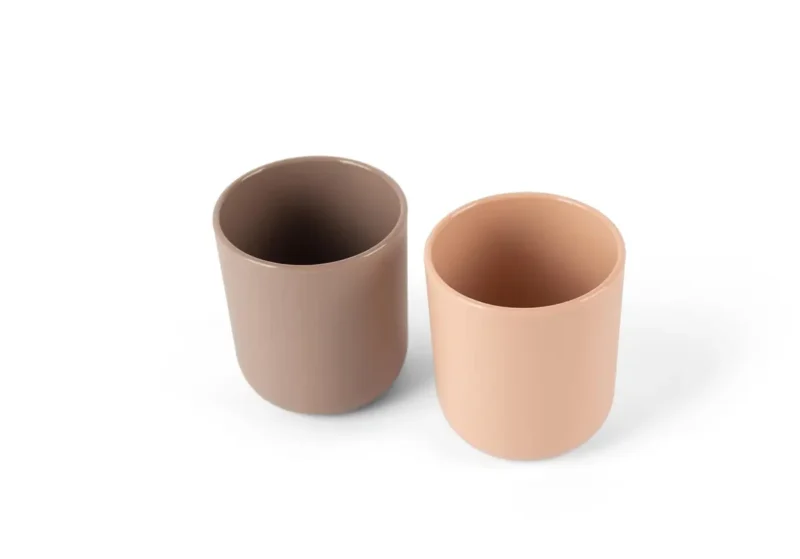Dantoy TINY BIObased Kubek dla dzieci 2 szt Mocca/Nude