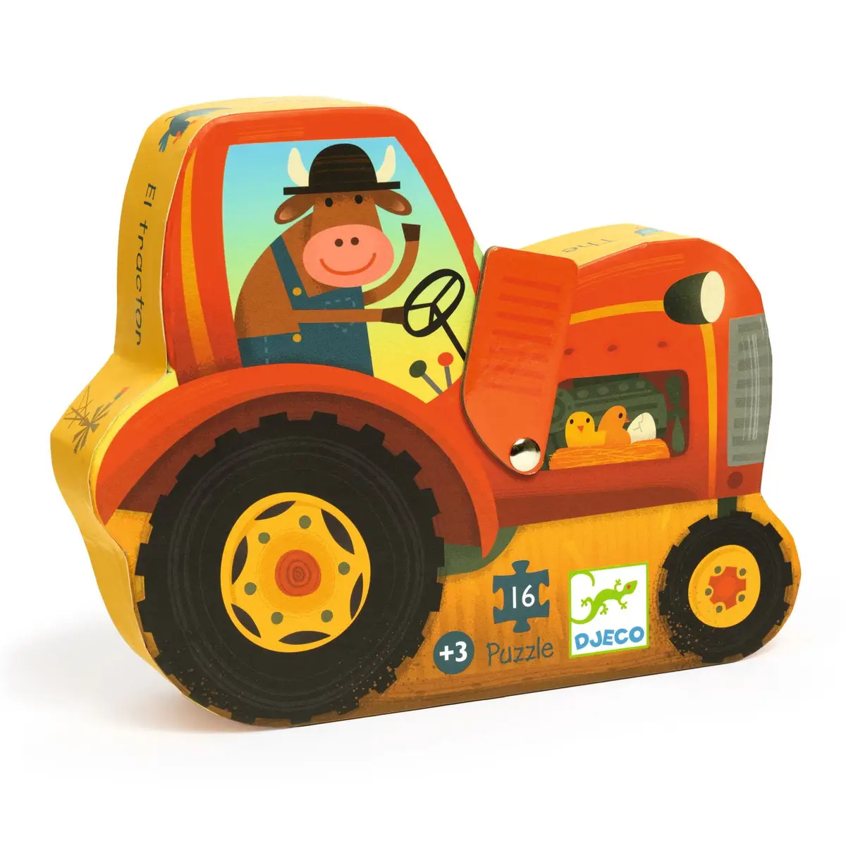 DJECO Puzzle TRAKTOR 16 elem. DJ07275 3070900072756 DJ07275
